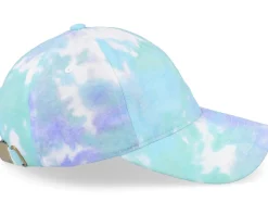 Dad Cap-Wei Wega Tie Dye Teal/Purple/White Mom Cap -