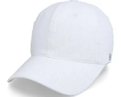 Dad Cap | Blanks-Wei Wendy Linen Ivory Soft Cap - White