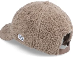 Dad Cap-Wei Wera Teddy Khaki Soft Cap - Beige