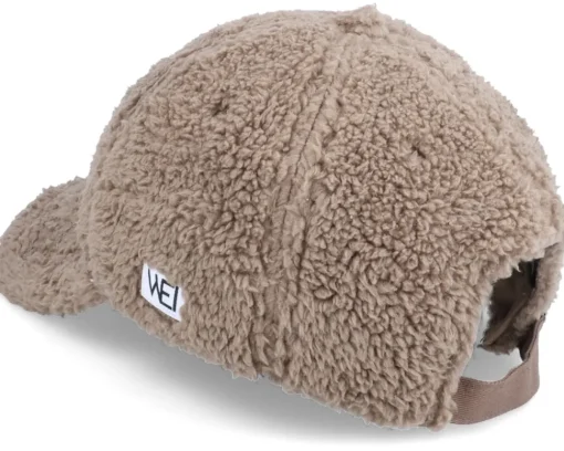 Dad Cap-Wei Wera Teddy Khaki Soft Cap - Beige