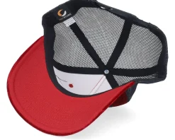 Trucker | Velvet Caps-Calza Pennello Western Outlaws & Cowboys Velvet /Black A-frame Trucker - Red