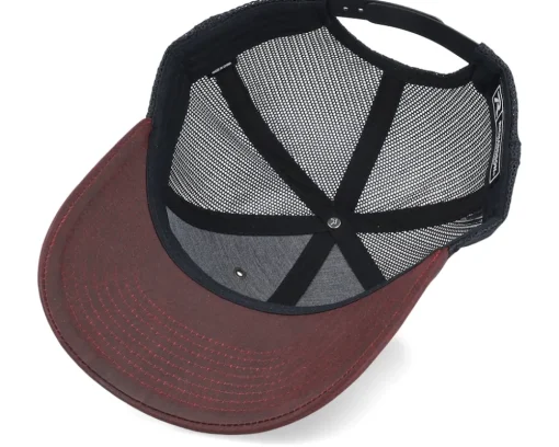 Trucker-Richardson 112wf Fremont Split Burgundy/Black Trucker - Red