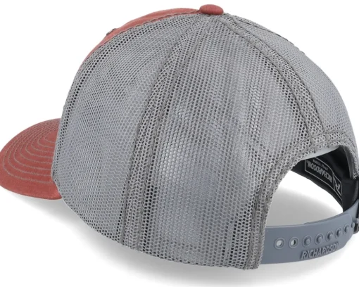 Blanks-Richardson 112wh Hawthorne Split Burnt /Charcoal Trucker - Red