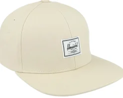 Snapback-Herschel Whaler 6 Panel Cap Moonbeam Snapback -