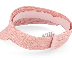 Clearance Seeberger Wheat Braid Visor - Pink