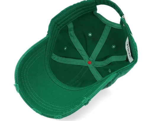 Dad Cap | Organic Caps-Upfront Whisper Twill Soft Classic Baseball Cap Green Dad Cap -