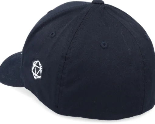 Clearance Critiql Hit White Dragon D20 Black Flexfit -