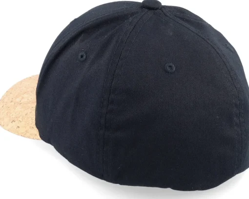 Online Skillfish White Fish Hook Logo Black/Cork Flexfit -