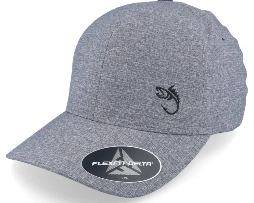 Flexfit-Skillfish White Fish Hook Logo Delta Fit Navy Flexfit - Blue