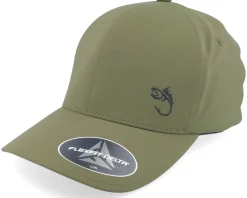 Flexfit-Skillfish White Fish Hook Logo Delta Fit Navy Flexfit - Blue