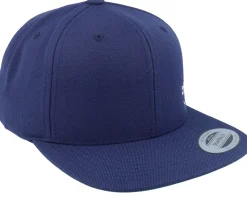 Outlet Skillfish White Fish Hook Logo Navy Snapback - Blue
