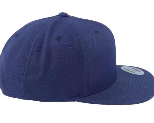 Outlet Skillfish White Fish Hook Logo Navy Snapback - Blue