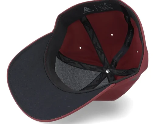 Outlet Padelville White Insignia Delta Seamless Maroon Flexfit -