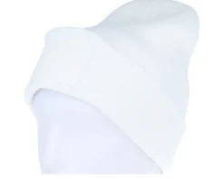 Cuff Beanies | Blank Beanies-Beechfield Original Patch Beanie Cuff - White