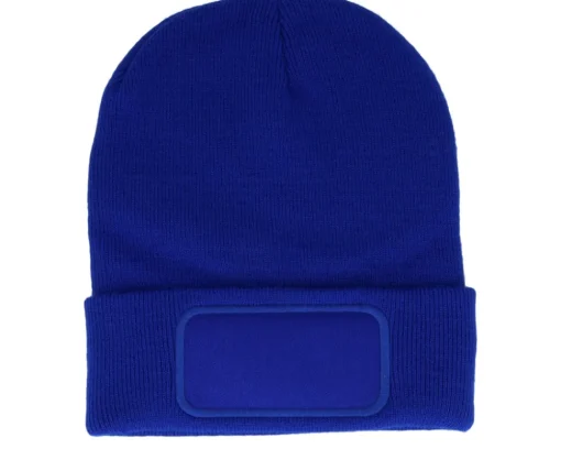Cuff Beanies | Blank Beanies-Beechfield Original Patch Beanie Cuff - White