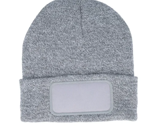 Cuff Beanies | Blank Beanies-Beechfield Original Patch Beanie Cuff - White