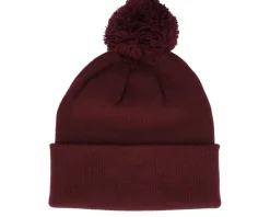 Pom Beanies-Beechfield Pom Blank Beanie - White