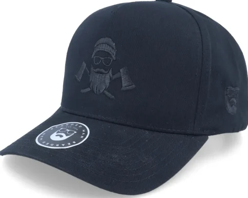 Outlet Bearded Man Wild Life Axe Logo Olive Flexfit - Green