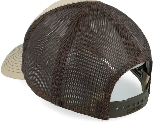 Trucker-Wild Spirit Wild Life Eagle Patch Khaki/Coffee Trucker -
