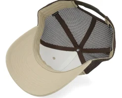 Trucker-Wild Spirit Wild Life Eagle Patch Khaki/Coffee Trucker -