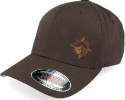 Flexfit-Wild Spirit Windrose Mountain Brown Patch Brown Flexfit -