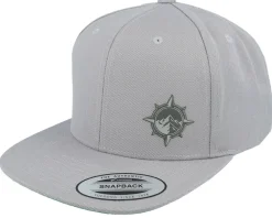 Sale Wild Spirit Windrose Mountain Grey Patch Silver Snapback -