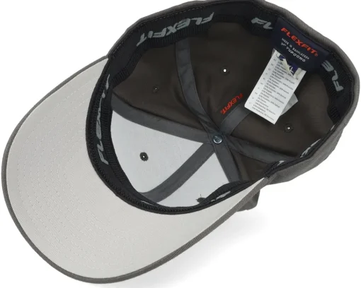 Clearance Wild Spirit Windrose Mountain Grey Patch Dark Grey Flexfit -