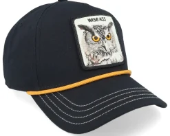 Adjustable-Goorin Bros. Wise Owl 100 Twill A-Frame Adjustable - Black