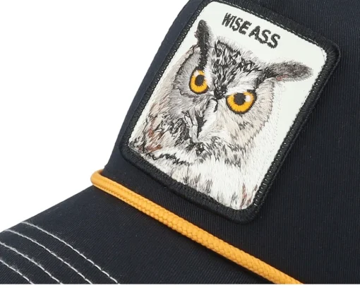 Adjustable-Goorin Bros. Wise Owl 100 Twill A-Frame Adjustable - Black