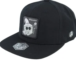 Snapback-Critiql Hit Wizard Box Patch Snapback - Black