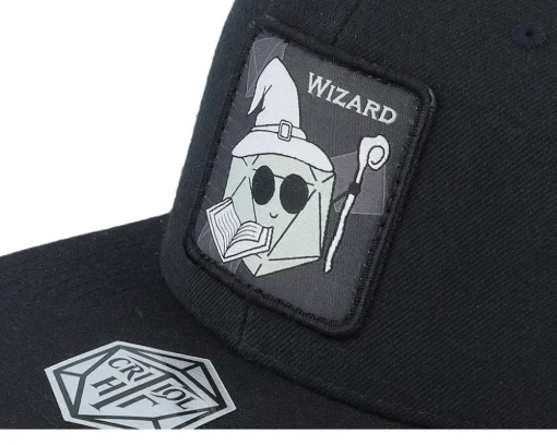Snapback-Critiql Hit Wizard Box Patch Snapback - Black