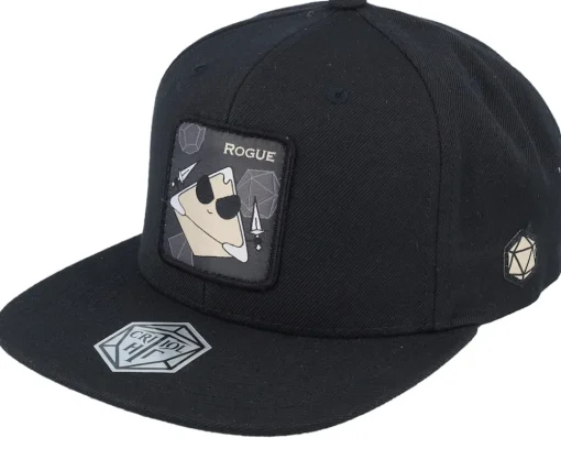 Snapback-Critiql Hit Wizard Box Patch Snapback - Black