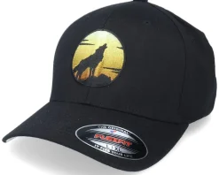 Flexfit-Wild Spirit Wolf Howl Black Flexfit -
