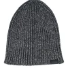 New The North Face Womens Airspun Black/Grey Beanie -