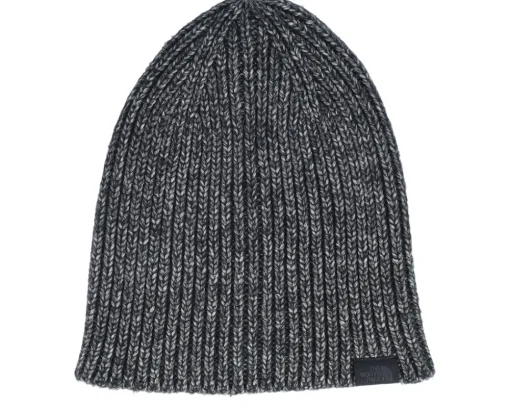 New The North Face Womens Airspun Black/Grey Beanie -