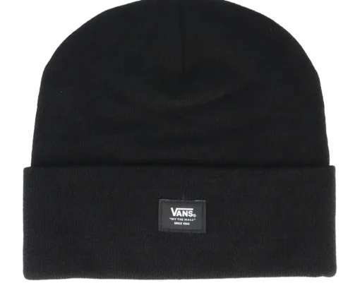 Discount Vans Womens Breakin Curfew Beanie Ii Black/Black Cuff -