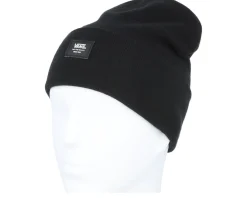 Discount Vans Womens Breakin Curfew Beanie Ii Black/Black Cuff -