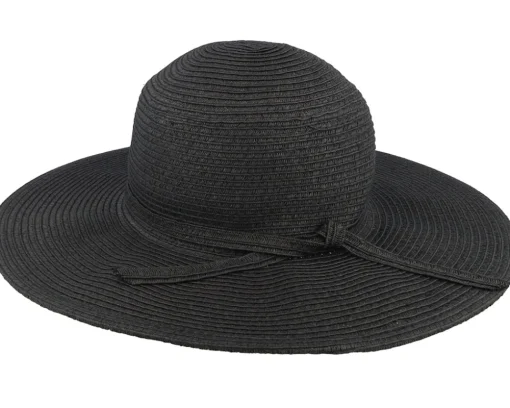 Discount Sur la tête Womens Brighton Black Sun Hat -