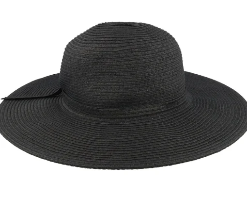 Discount Sur la tête Womens Brighton Black Sun Hat -