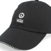 Skate-Vans Womens High Standard Hat Black/White Dad Cap -