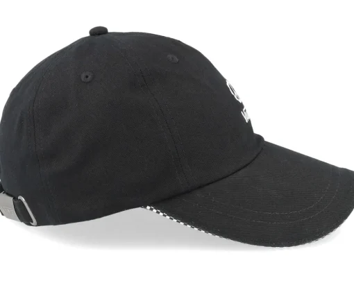 Skate-Vans Womens High Standard Hat Black/White Dad Cap -