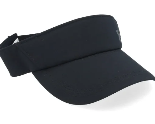 Outlet Under Armour Women's Iso-chill Launch Black Visor -