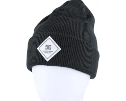 Skate-DC Womens Label Beanie Black Cuff -