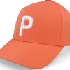 Discount Puma Womens P Cap Hot Coral Bright/White Adjustable -