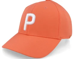 Discount Puma Womens P Cap Hot Coral Bright/White Adjustable -