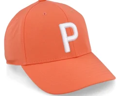 Discount Puma Womens P Cap Hot Coral Bright/White Adjustable -