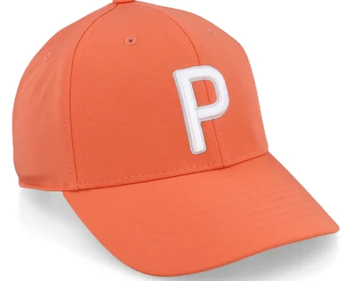 Discount Puma Womens P Cap Hot Coral Bright/White Adjustable -