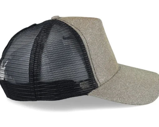Trucker-Result Womens Ponytail New York Sparkle Cap Gold Trucker - Yellow