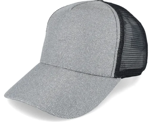Trucker-Result Womens Ponytail New York Sparkle Cap Gold Trucker - Yellow
