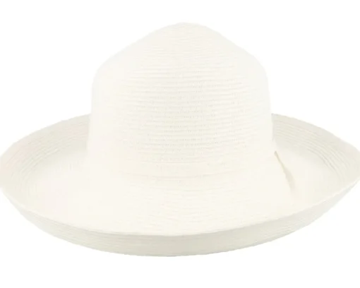 Fashion Sur la tête Womens Traveller Packable White Sun Hat -